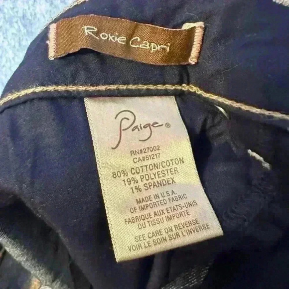 Paige Roxy Capri Jeans - Sjze 28 - Picture 9 of 9